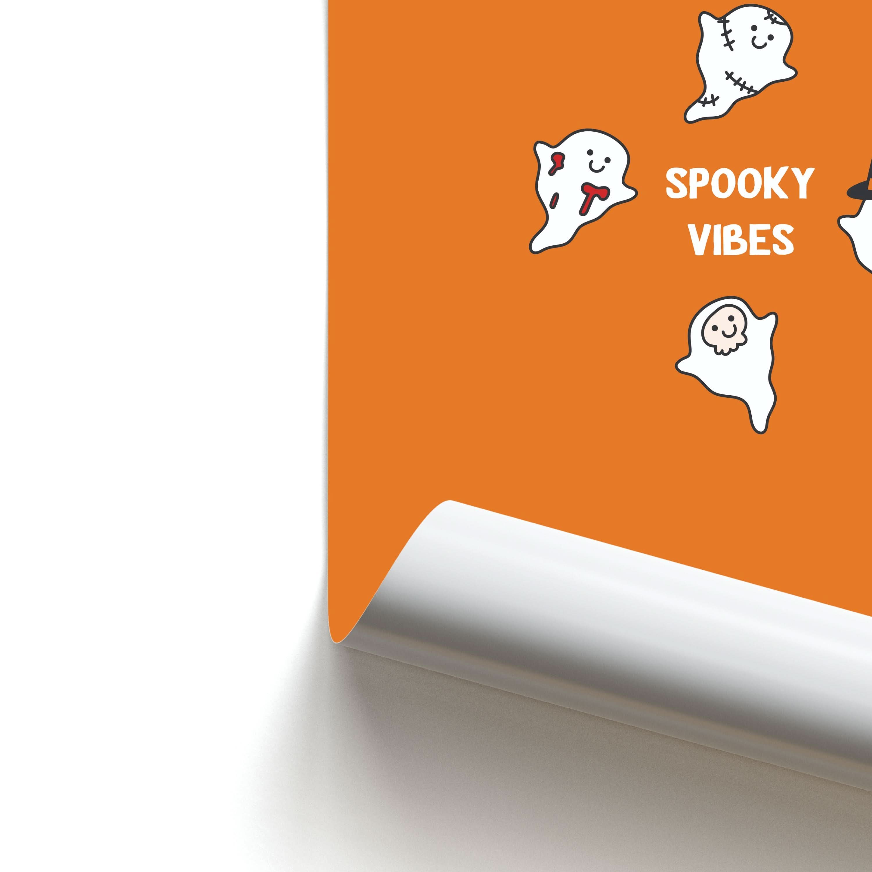Spooky Vibes Ghosties I Poster