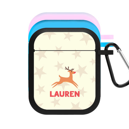 Personalised Raindeer AirPods Case