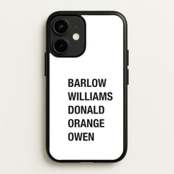 Take Band Members Names iPhone 12 Mini Case