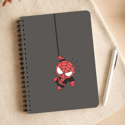 Gray Hanging Spider Hero Notepad