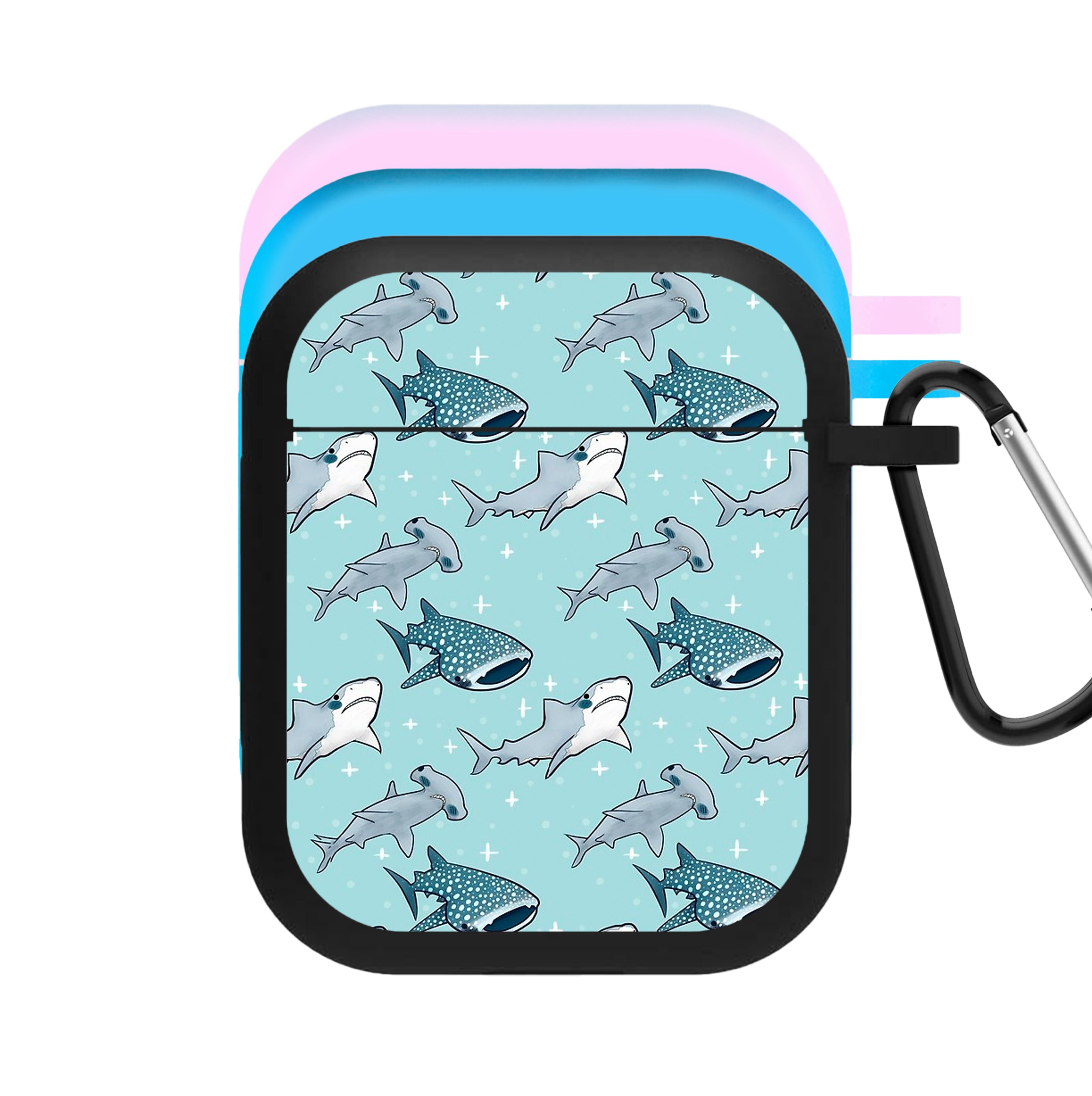 Shark Pattern AirPods Case