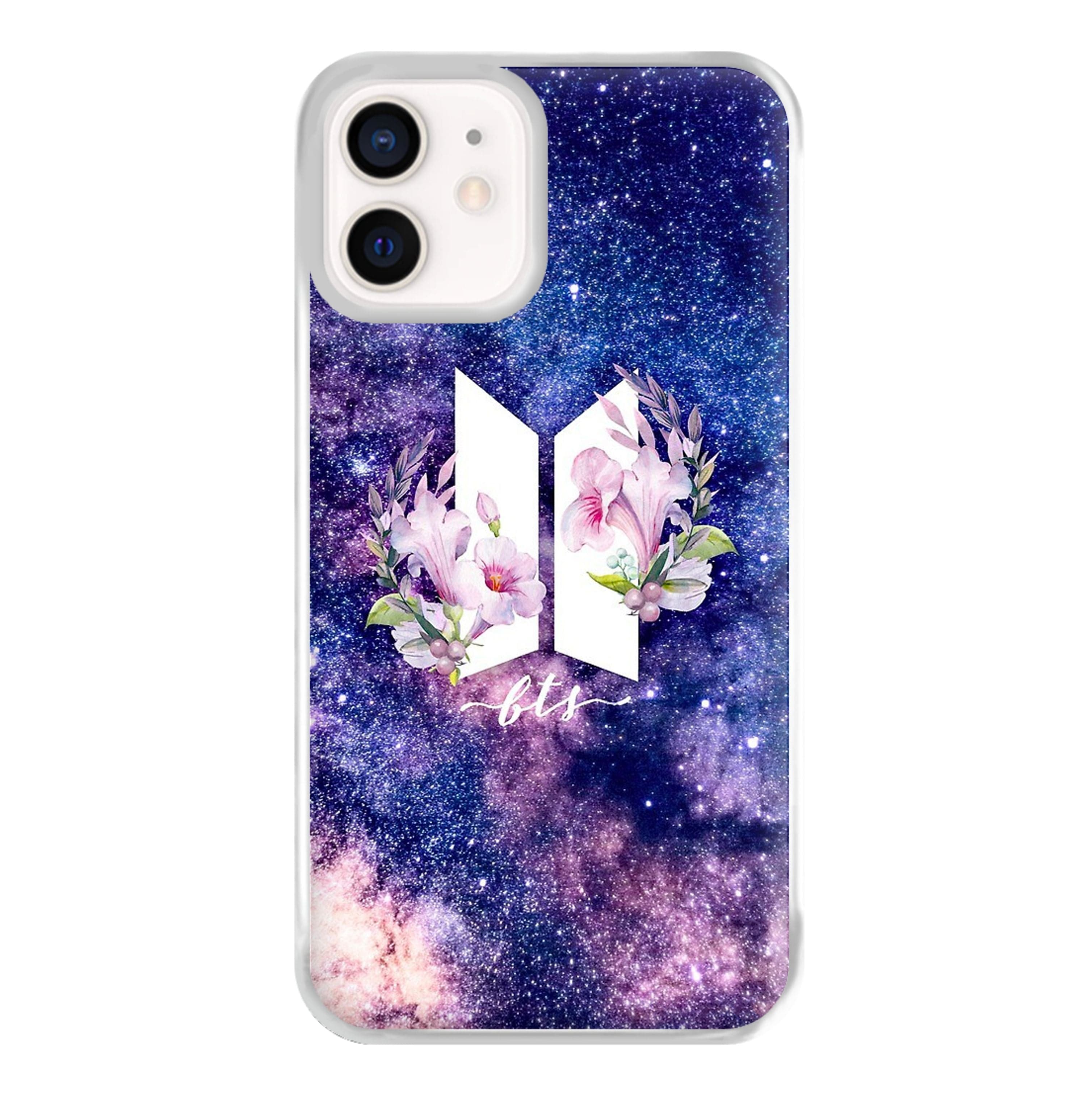 Galaxy Floral K-Pop Band Logo Phone Case