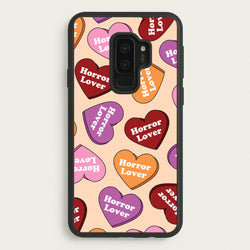 Horror Lover Hearts Pattern Galaxy S9 Plus Case