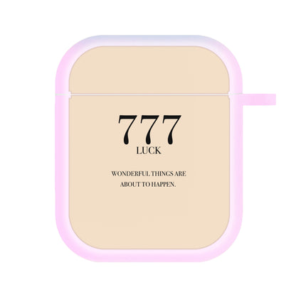 777 - Angel Numbers AirPods Case