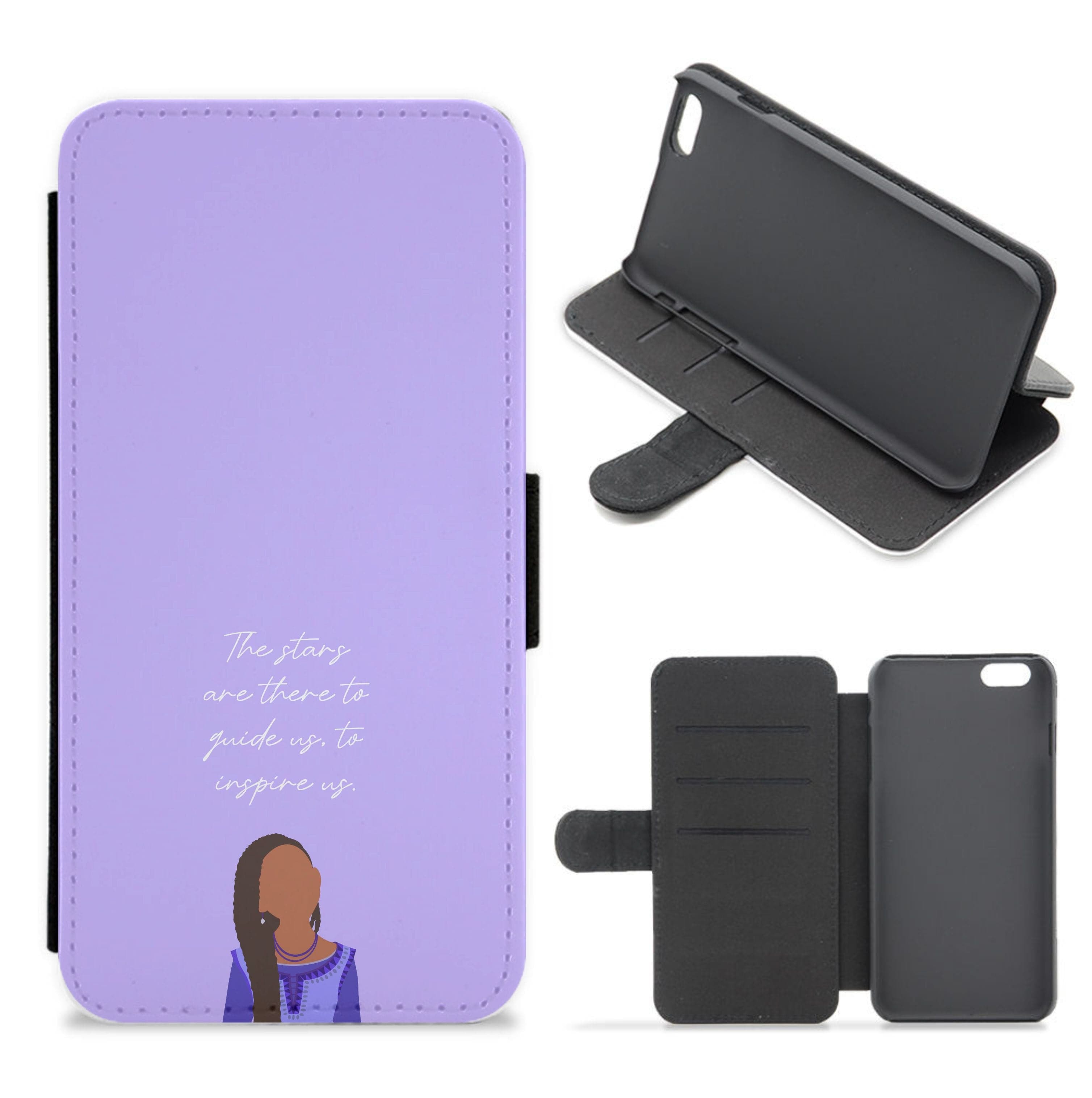 The Stars Are There To Guide Us - Wish Flip / Wallet Phone Case