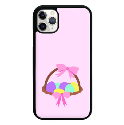 Pink Easter Basket Phone Case