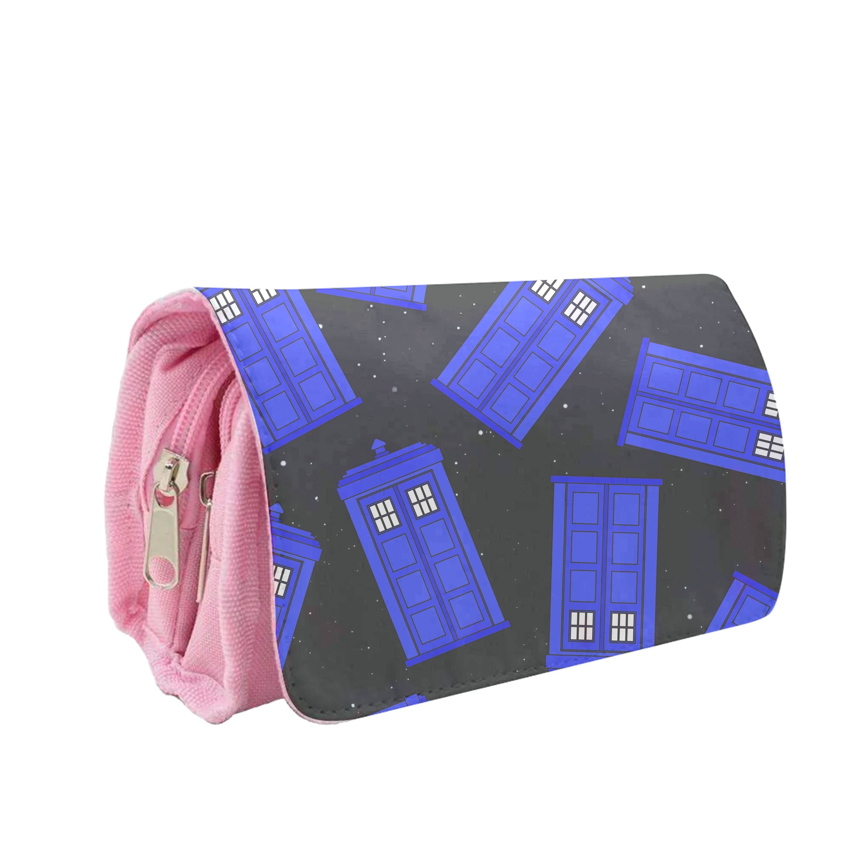 Tardis Pattern Pencil Case