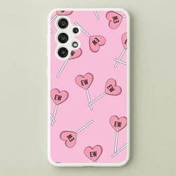 Ew Love Heart Lolipops Pattern Galaxy A13 Case