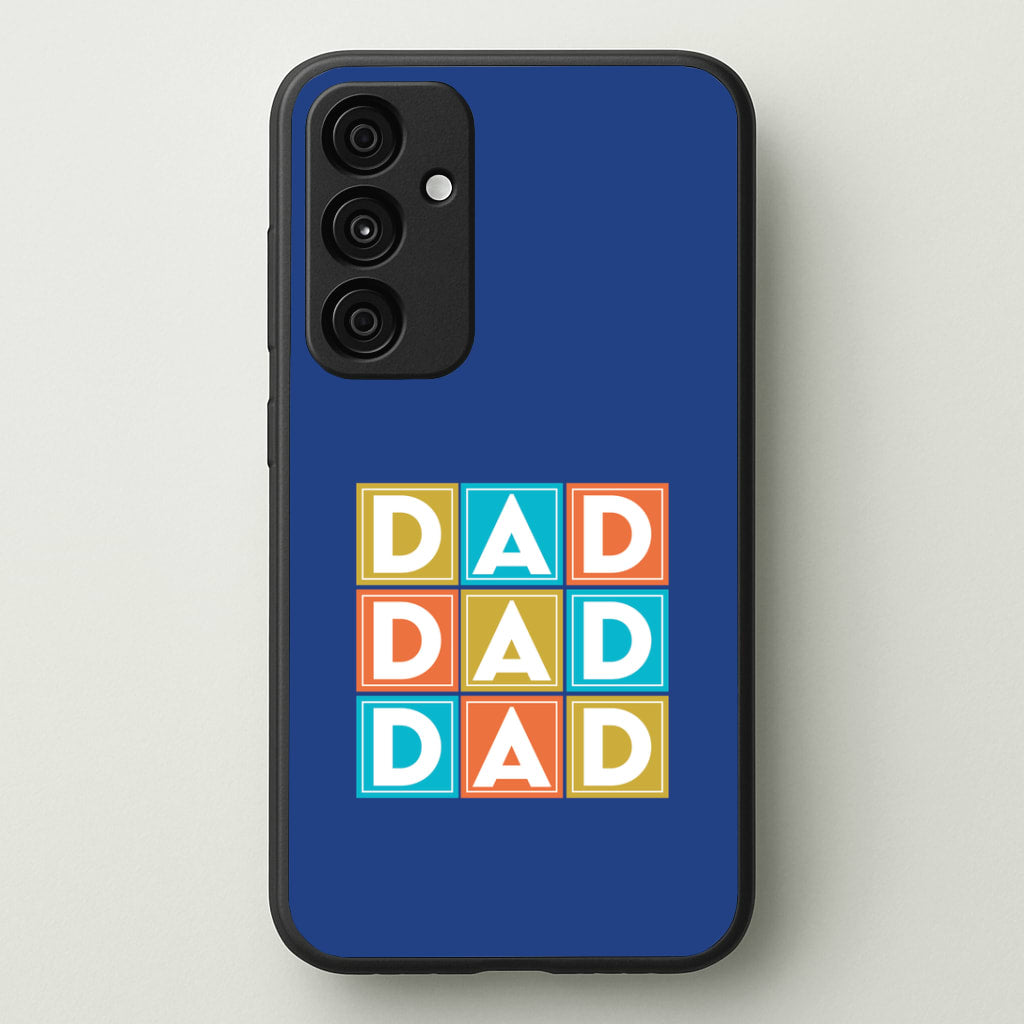 Dad Cubes Galaxy A55 Case
