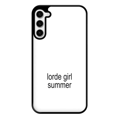 Lorde Girl Summer Galaxy S23 Case