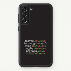 Green Creature Quote Galaxy S22 Plus Case