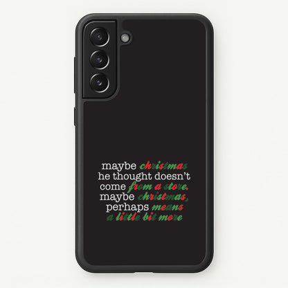 Green Creature Quote Galaxy S21 Case