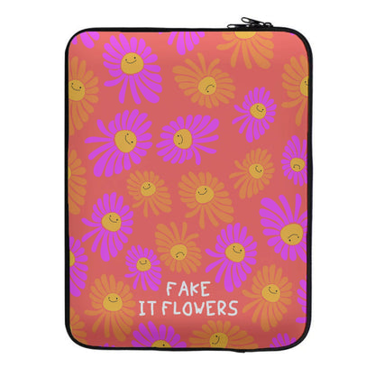 Fake It Flowers Laptop Sleeve