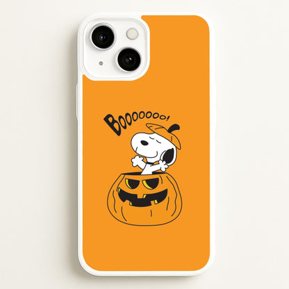 Cartoon Beagle Pumpkin iPhone 13 Mini Case