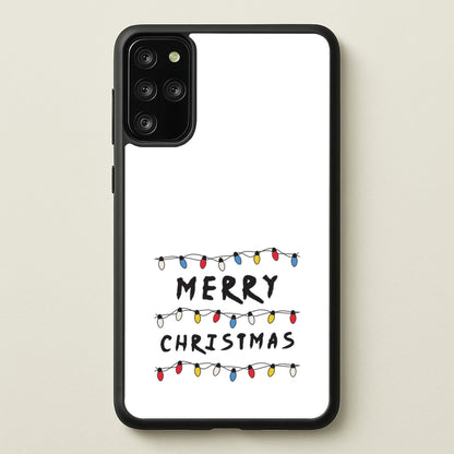 Merry Christmas String Lights Galaxy S20 Plus Case