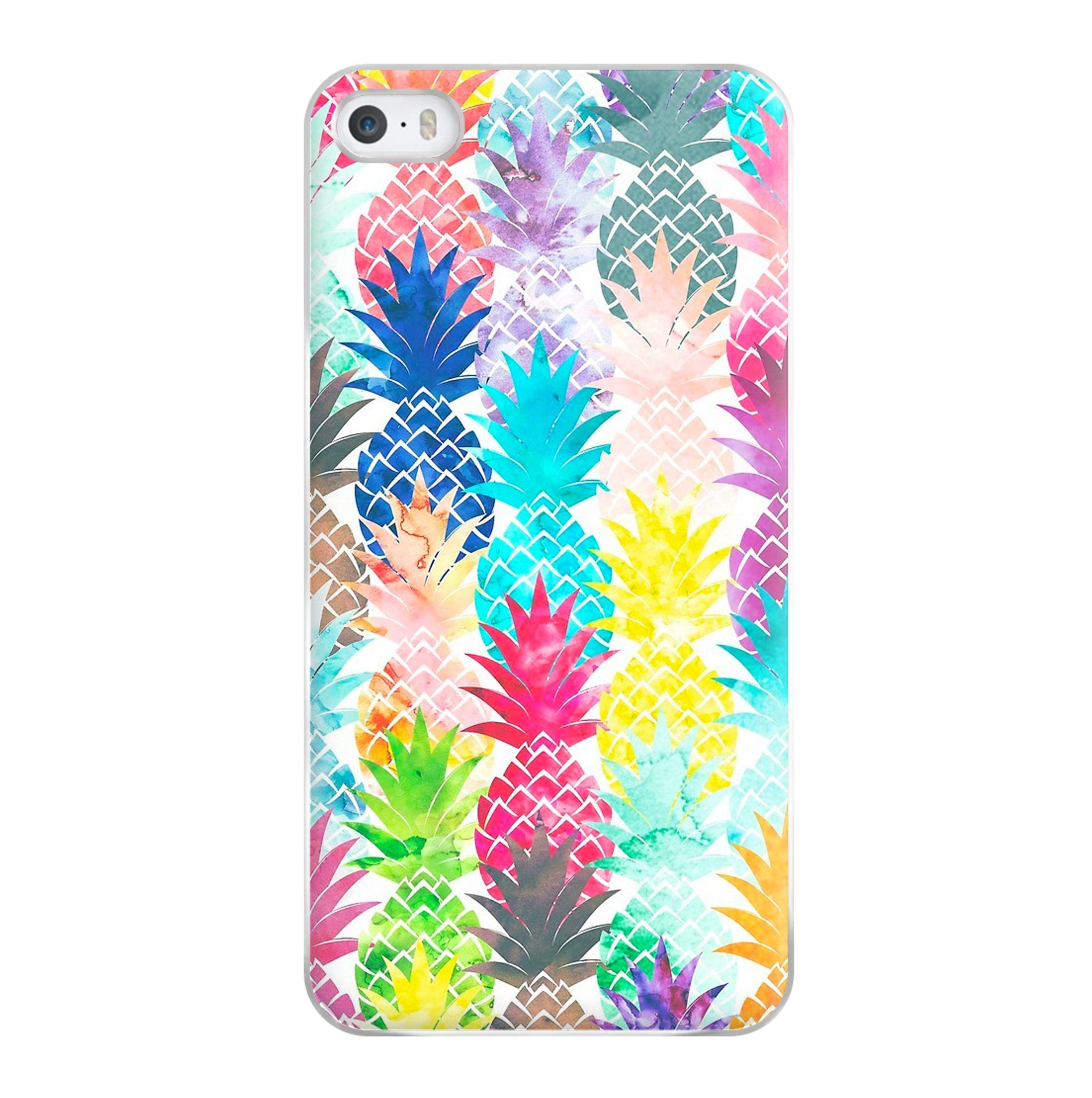 Watercolour Pineapple Pattern Phone Case