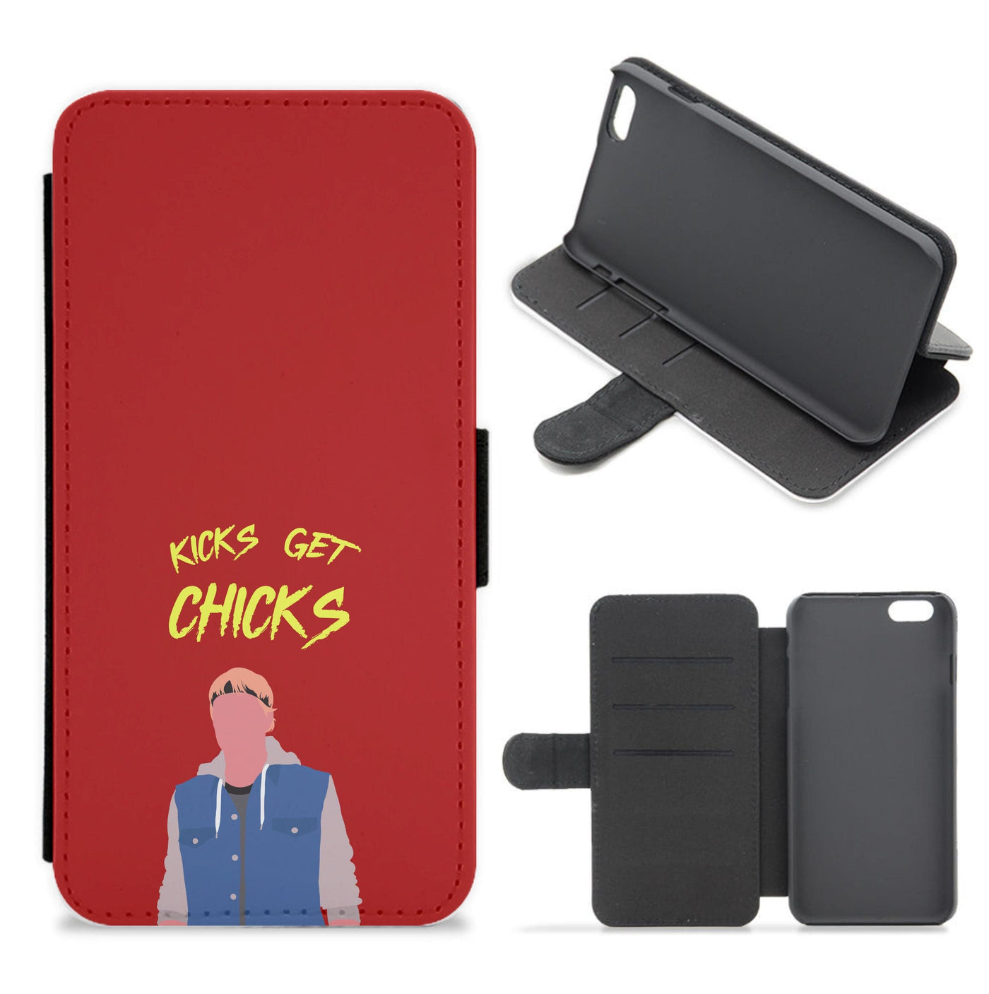 Kids Get Chicks Flip / Wallet Phone Case