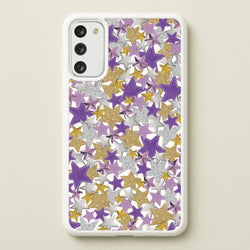 Mauve Stars Collage  Galaxy A41 Case