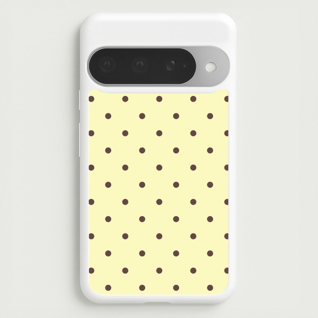 Vanilla & Chocolate Polka Dots Google Pixel 10 Pro XL Case