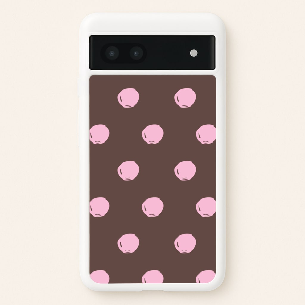 Chocolate & Strawberry Buttons Google Pixel 7a Case