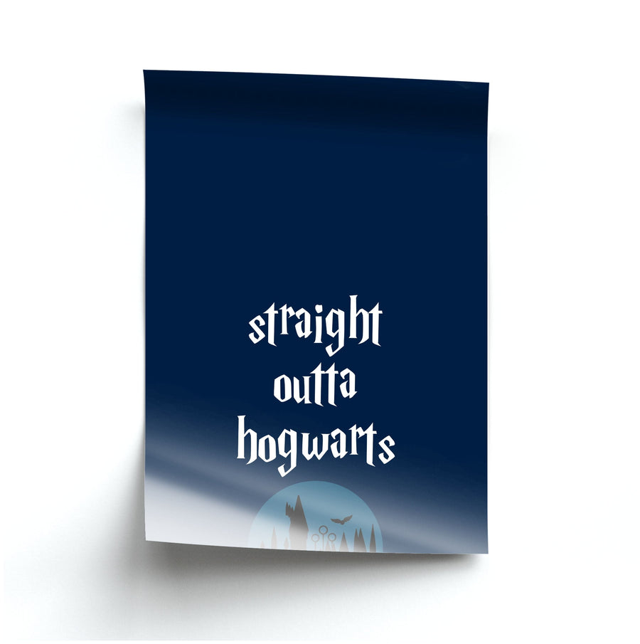 Straight Outta Hogwarts - Harry Potter Poster