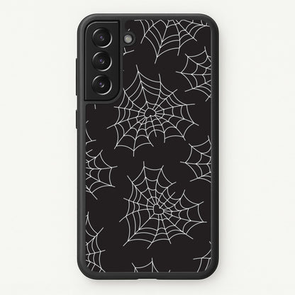 Spiderweb Hearts Pattern Galaxy S22 Plus Case