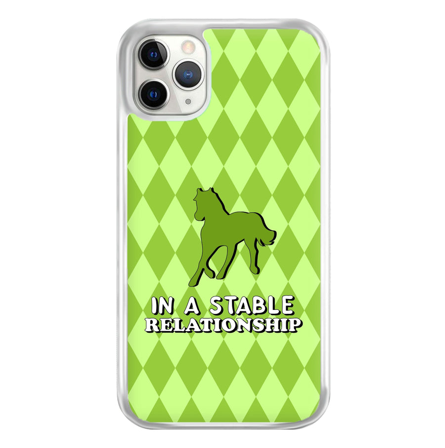 In A Stable Relationship - Horses Phone Case