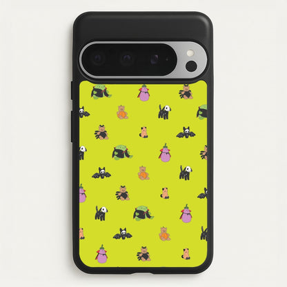 Halloween Plushies Pattern III - Halloween Google Pixel 9 Pro XL Case