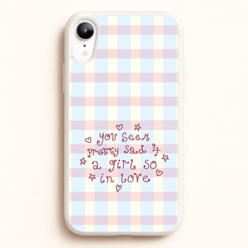 Dreamy Plaid iPhone XR Case