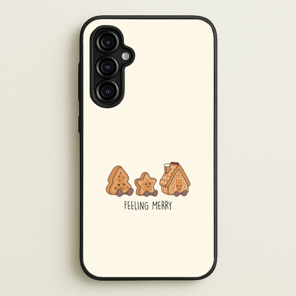 Gingerbread Plushies Quote Galaxy A54 Case