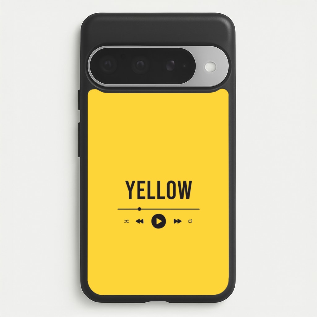 Yellow Music Player Google Pixel 10 Pro XL Case