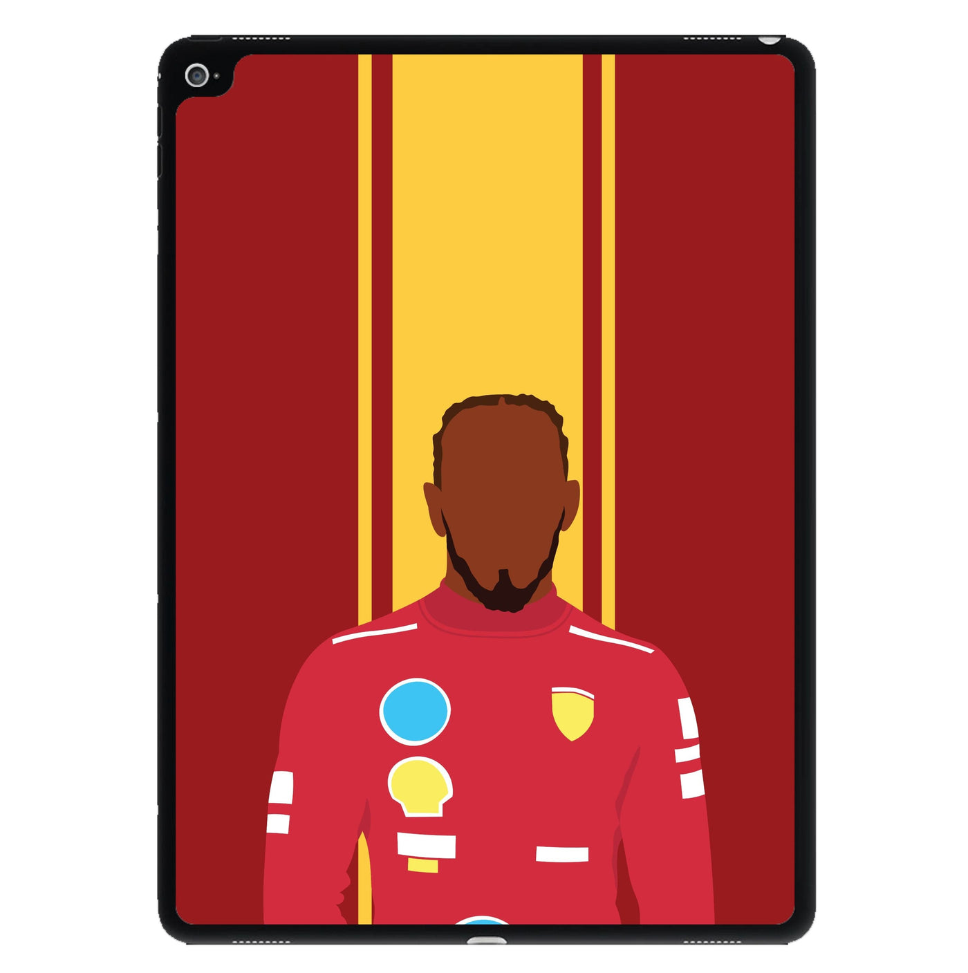 Hamilton In Red iPad Case