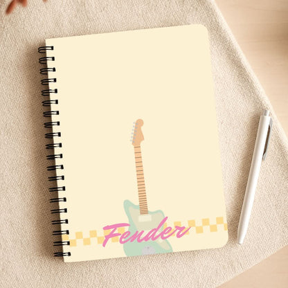 Blue Guitar Fender Notepad