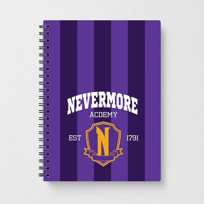 Addams Academy Purple Notebook