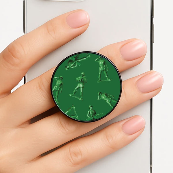 Toy Army Soldier Pattern Phone Grip