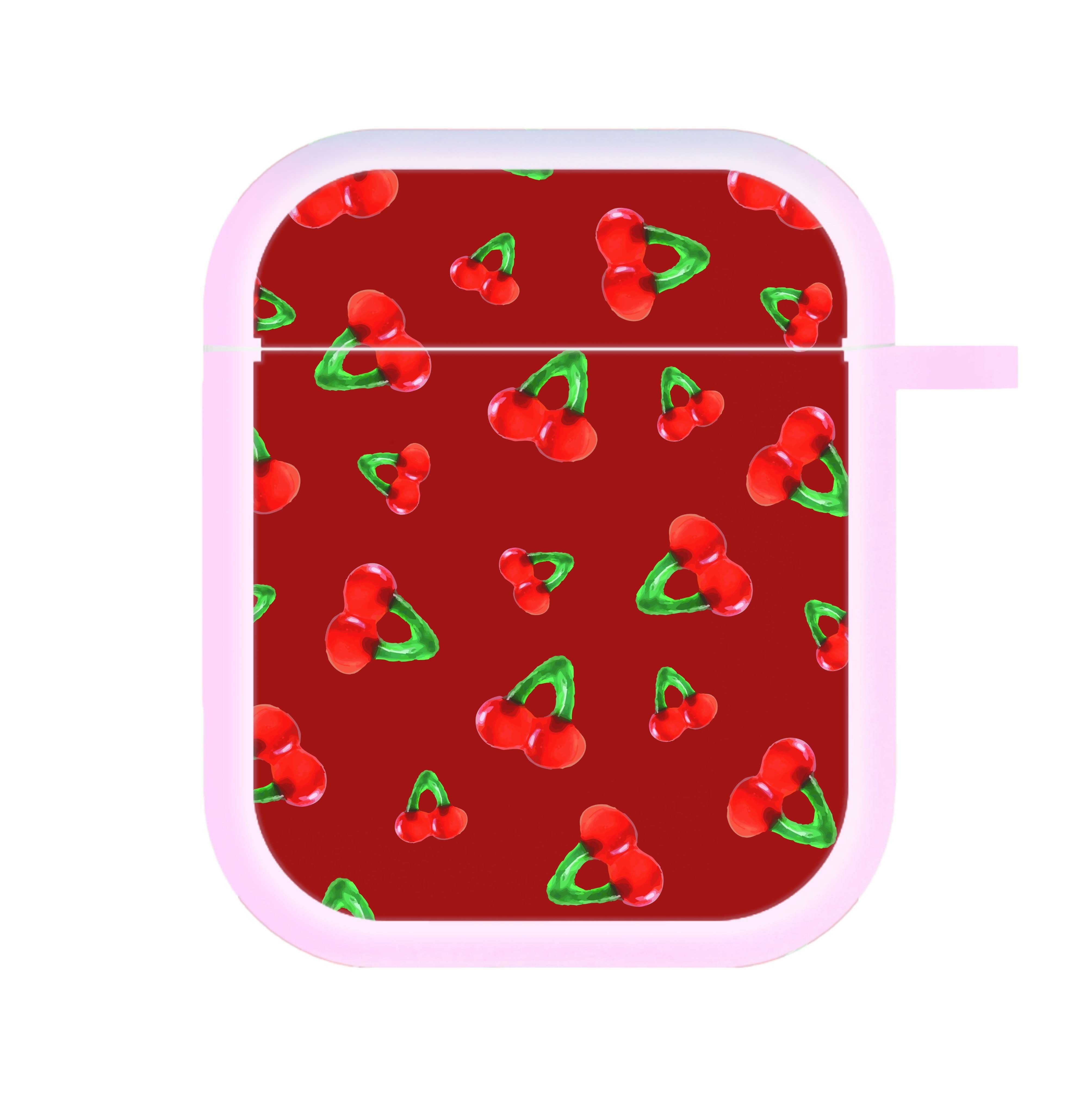 Gummy Cherries Pattern AirPods Case