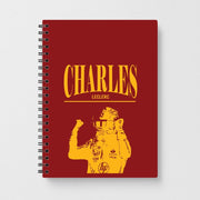 Charles Red And Gold Notebook 1