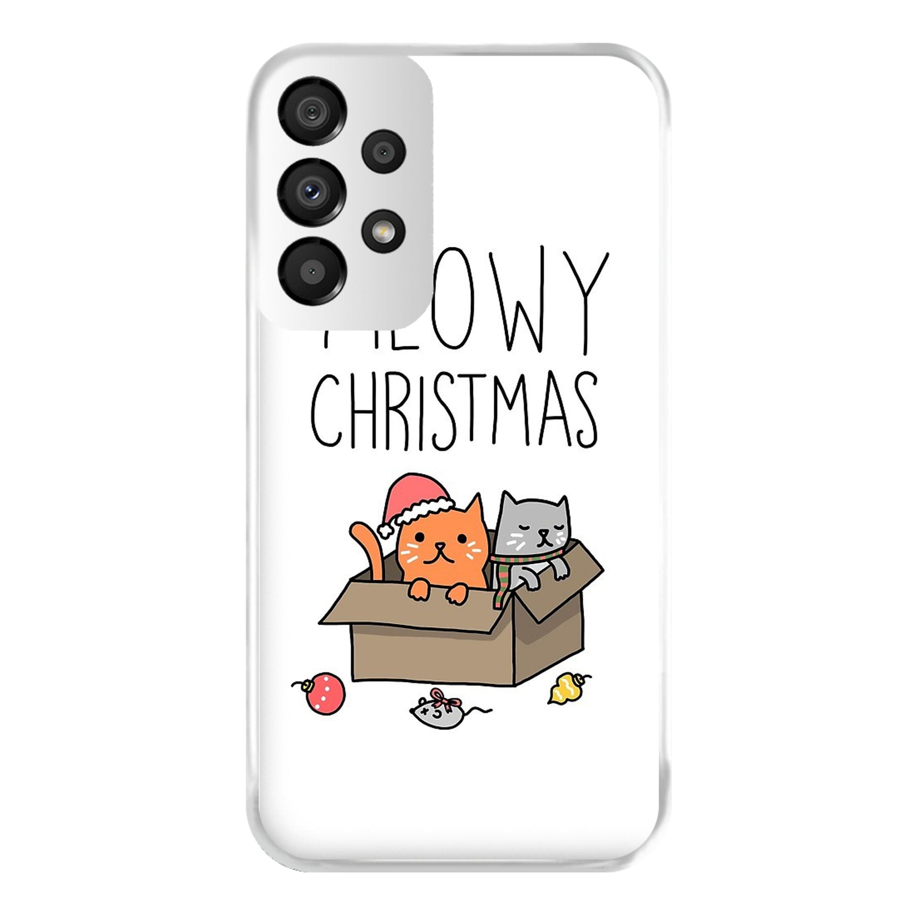 Meowy Christmas Phone Case