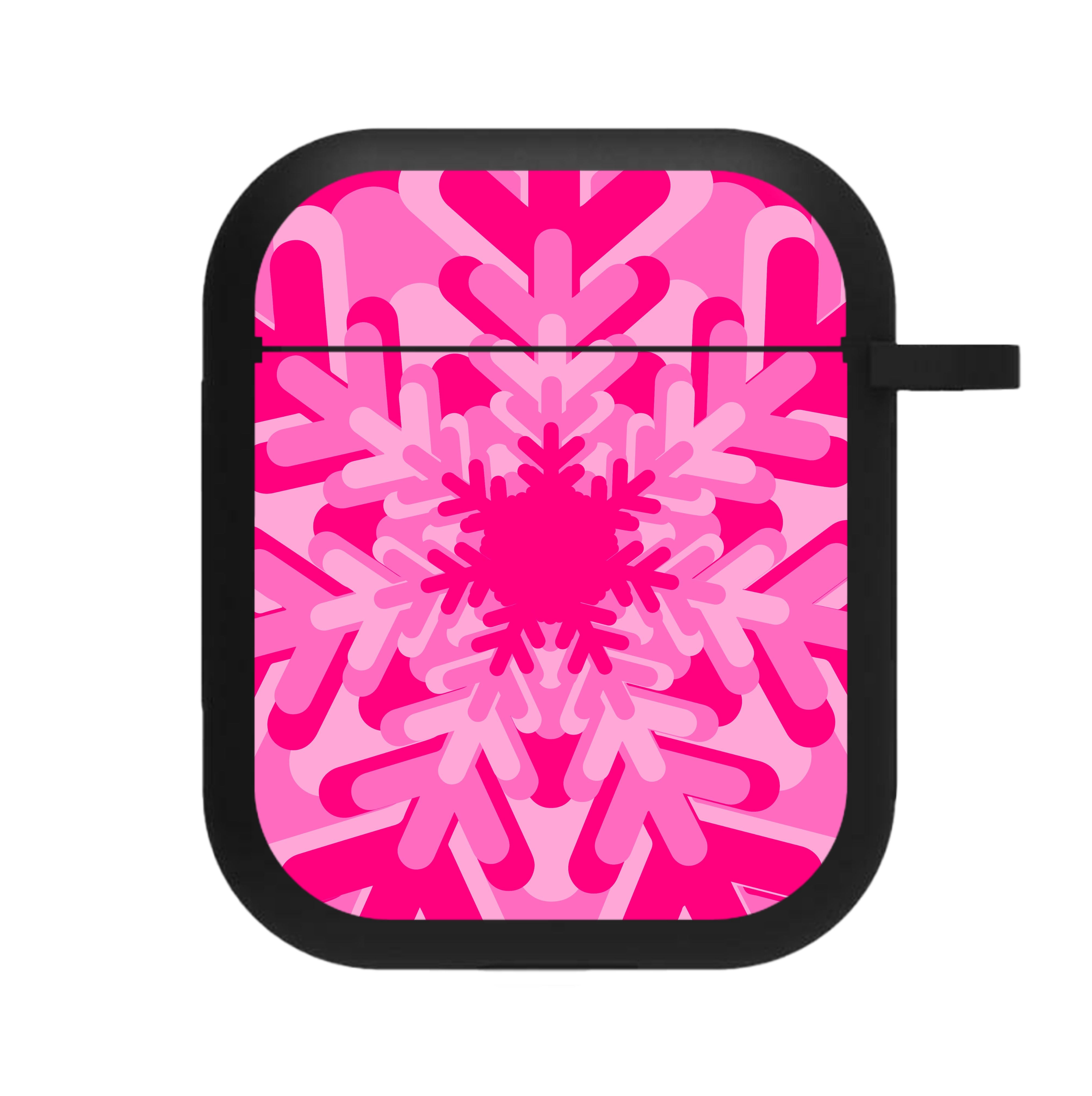 Pink - Colourful Snowflakes AirPods Case