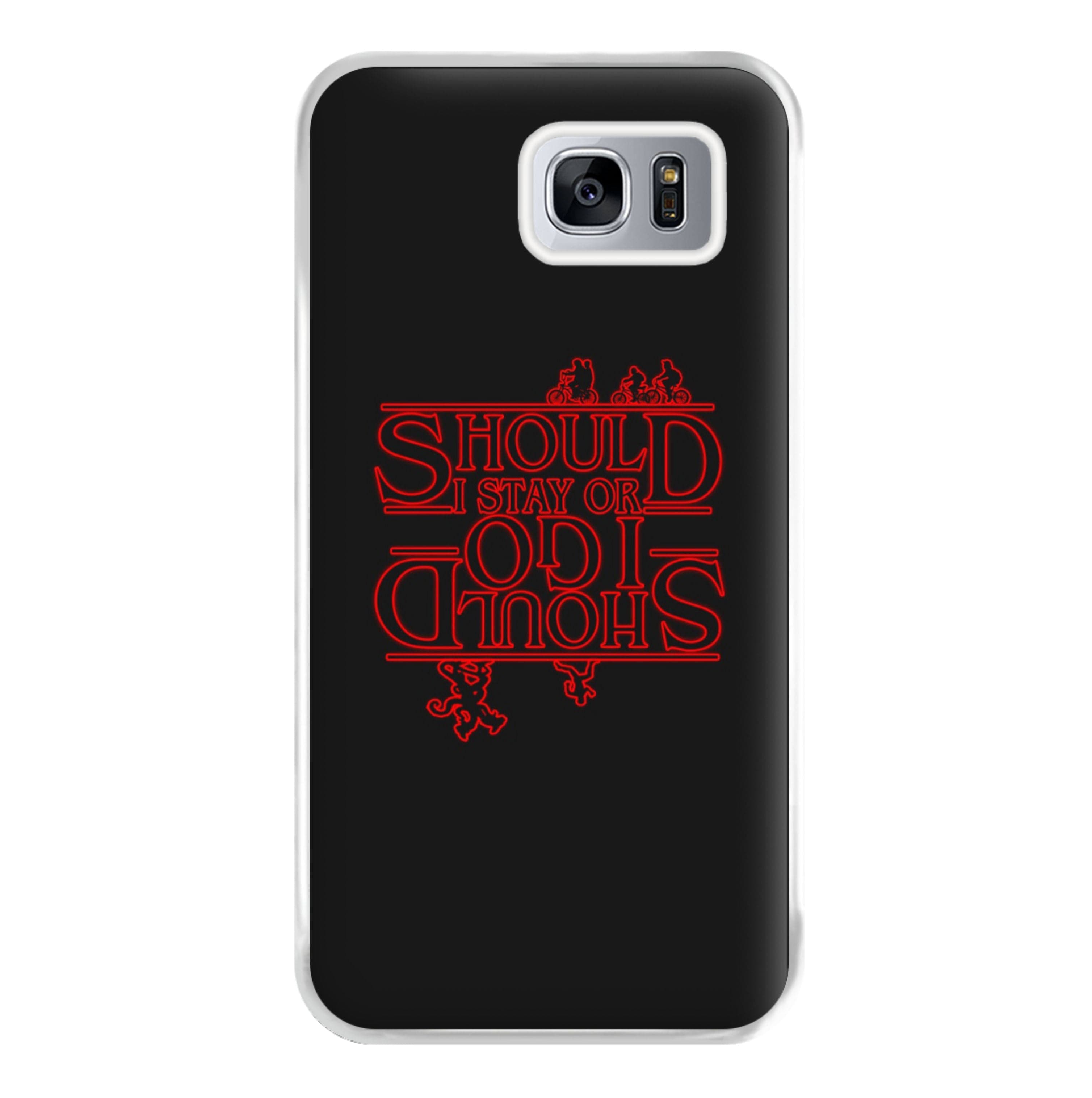 Should I Stay Or Should I Go Upside Down Phone Case