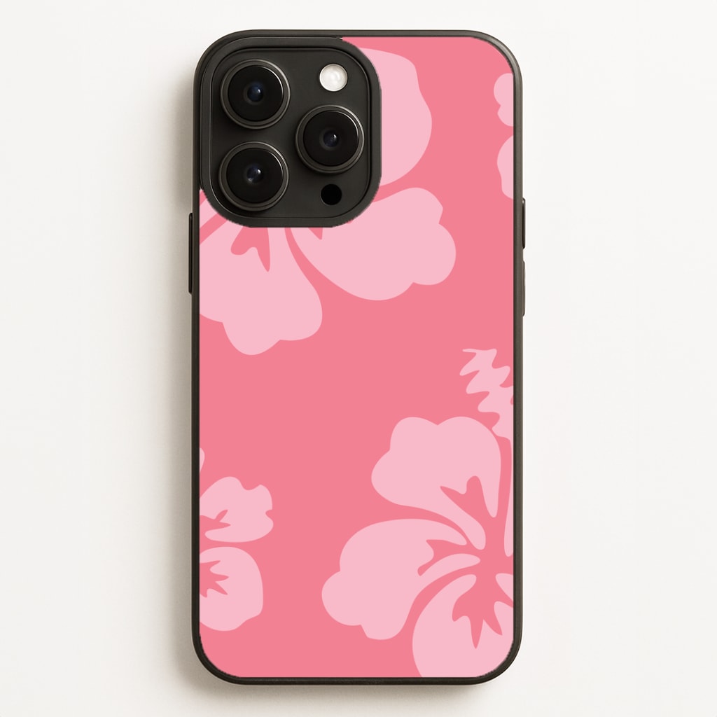 Pink Hawaiian Flowers Pattern Phone Case