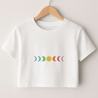 Band Moon Cycle Crop top