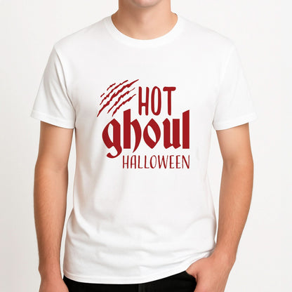 Hot Ghoul Halloween Mens T-Shirt