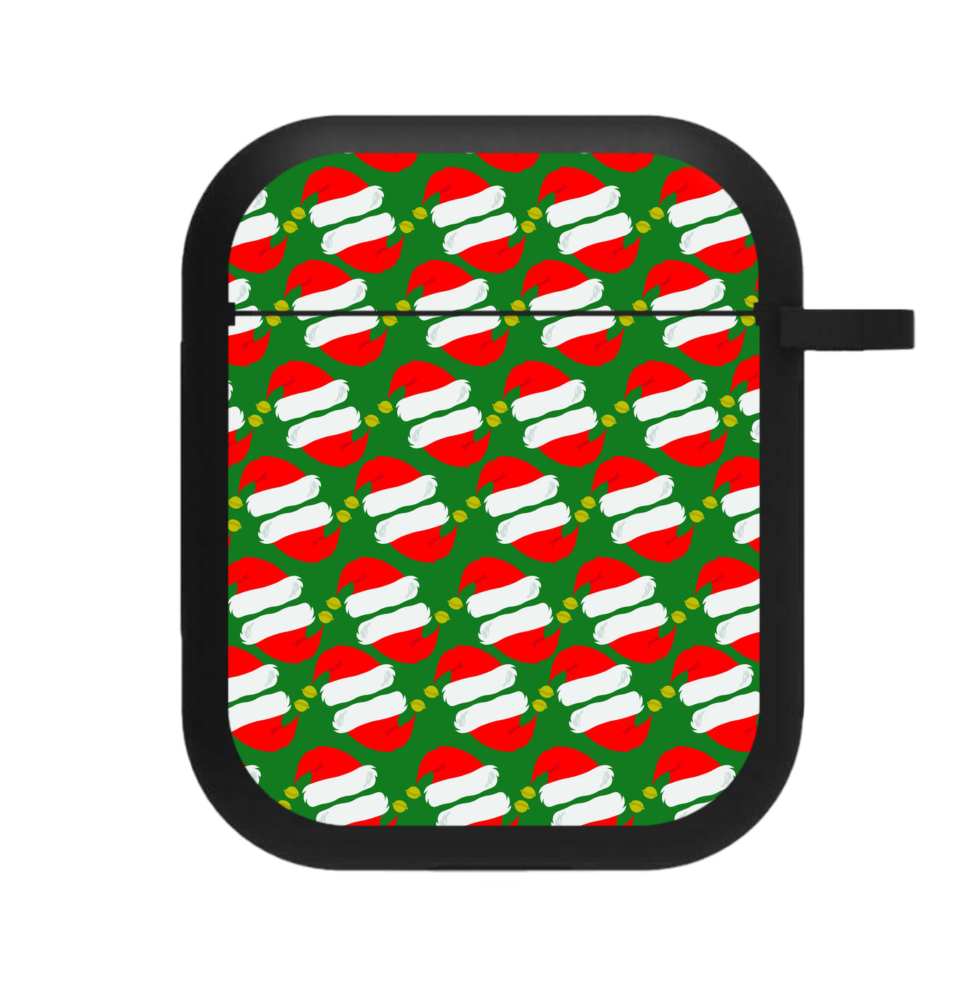 Santa Hat Pattern - Christmas AirPods Case