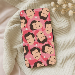 Harry Faceless Pattern Leather Phone Case