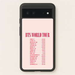 K-Pop Band World Tour List 2026 Google Pixel 6 Case
