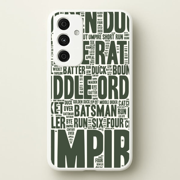 Cricket Wordscape Galaxy A35 Case