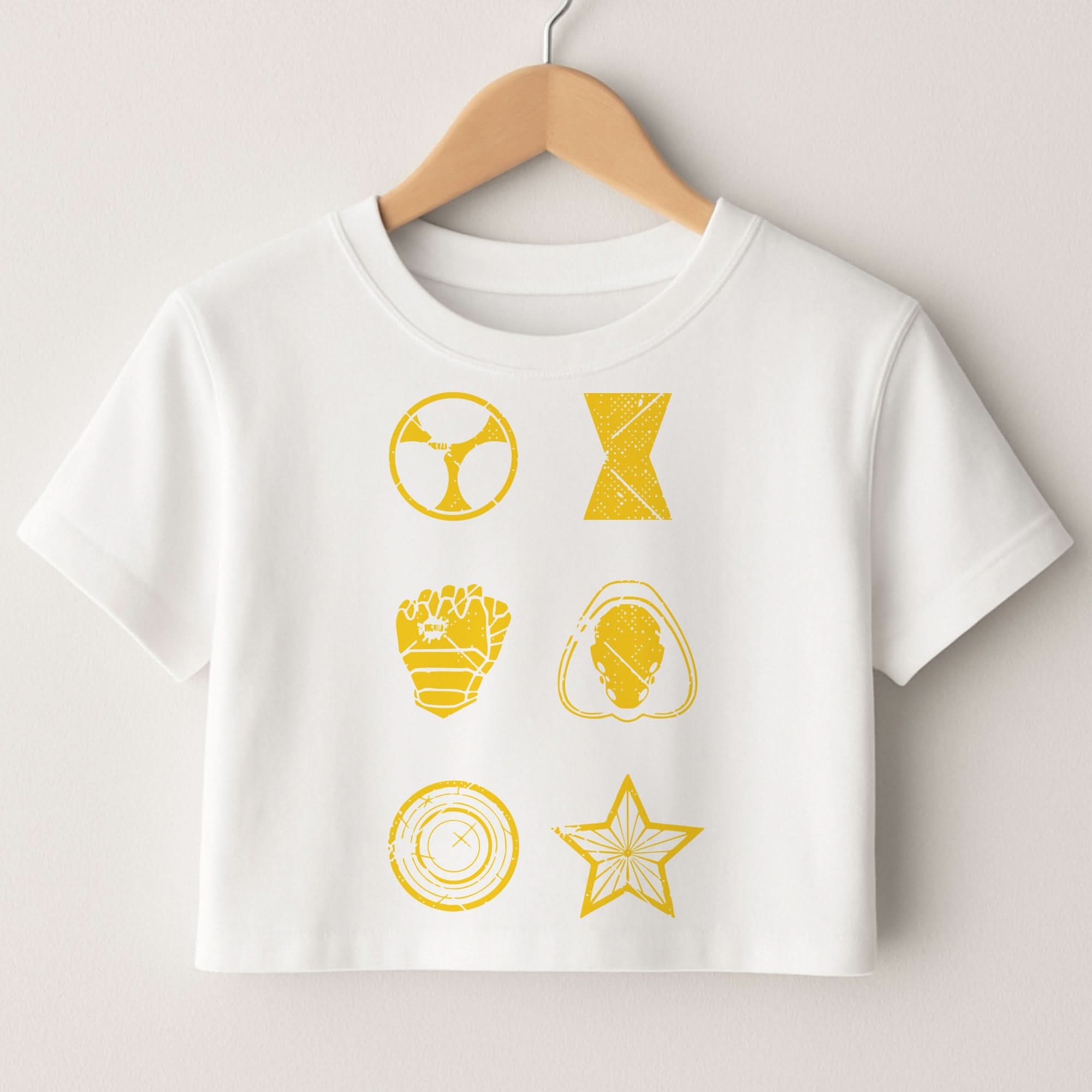 Antihero Symbols Crop Top