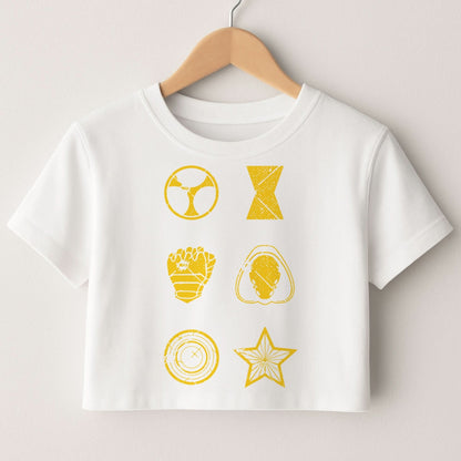 Antihero Symbols Crop Top