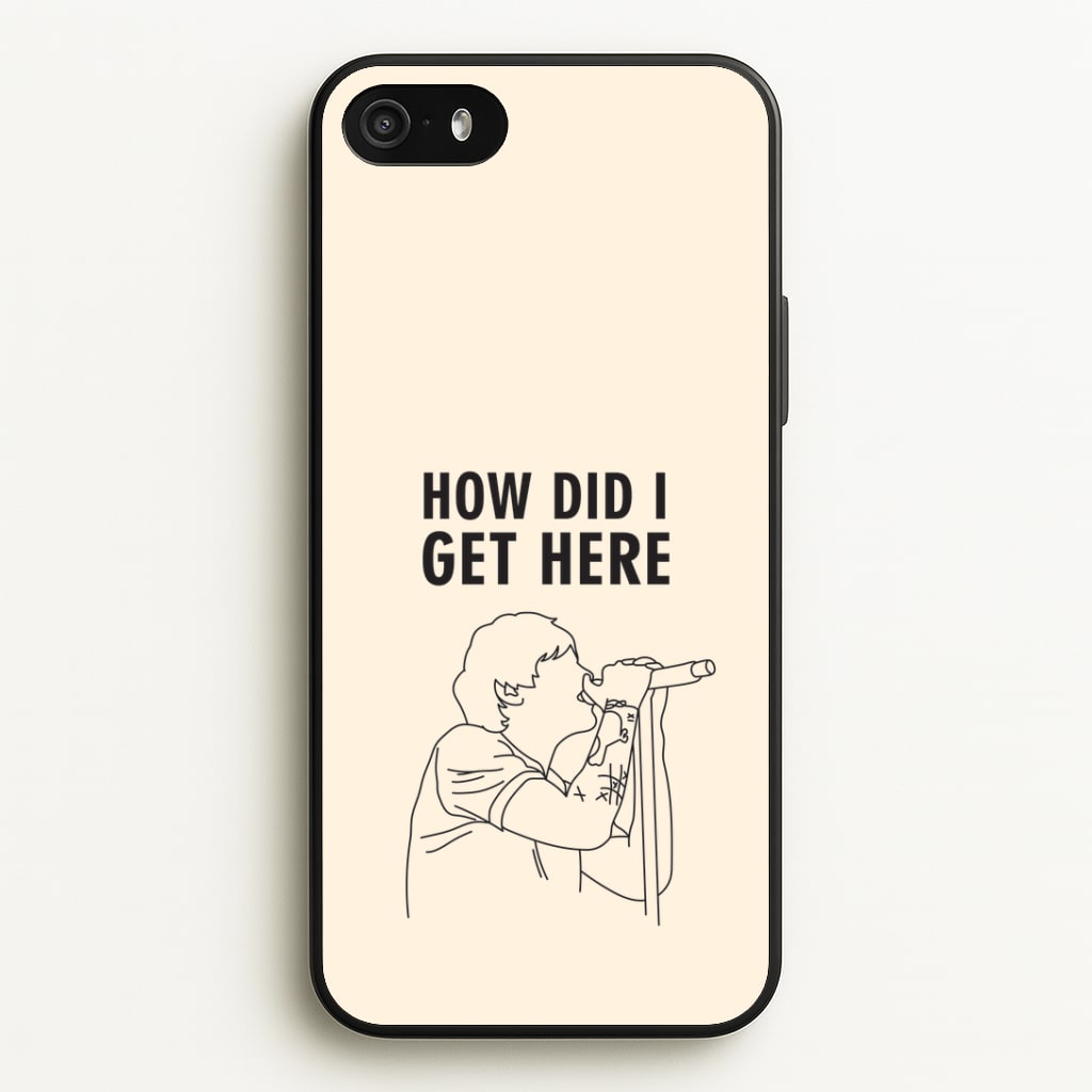 How Did I Get Here Outline iPhone 5 / 5s / SE 2016 Case